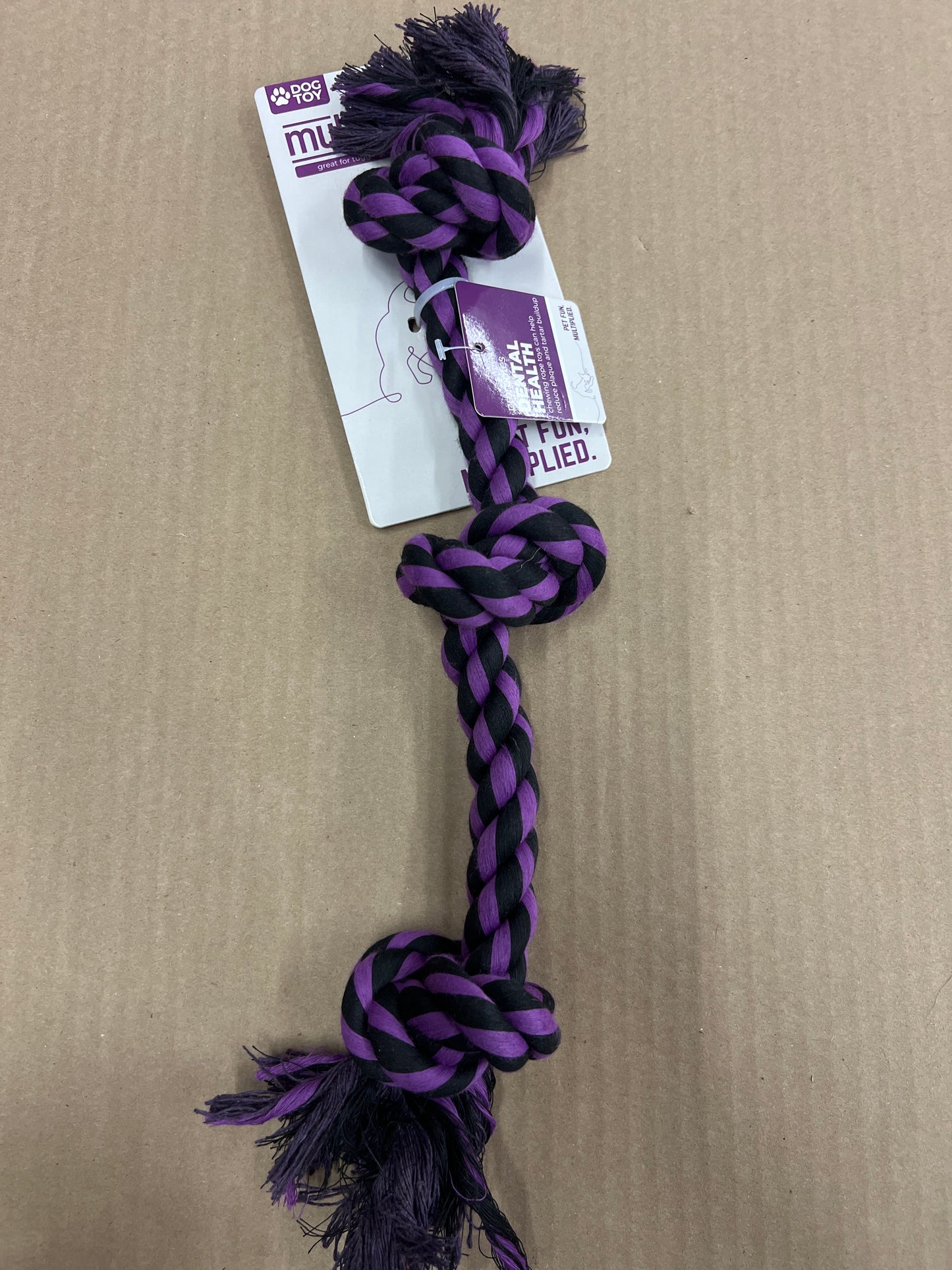 Multipet Dog Toy Rope- multiple sizes