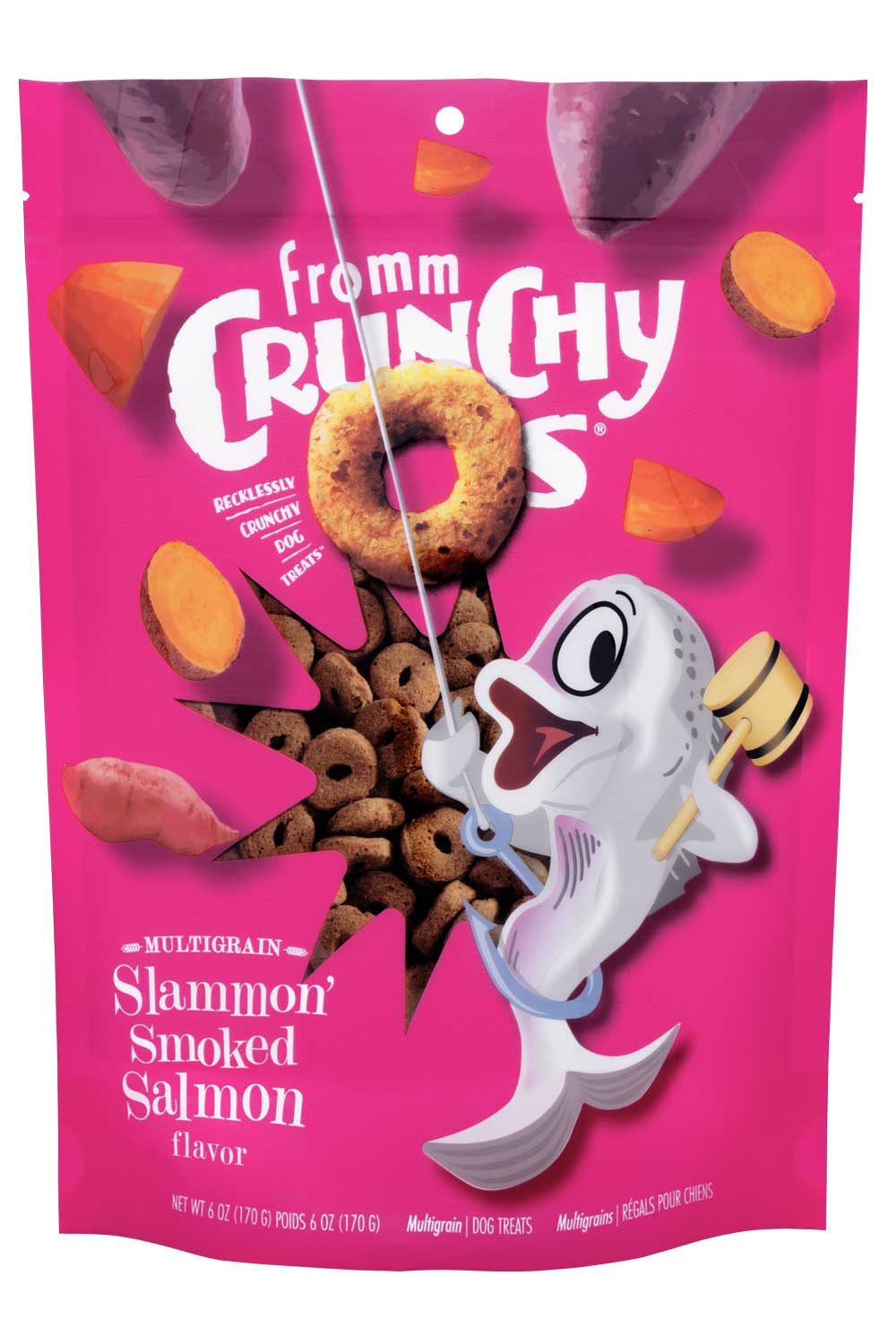 Fromm Crunchy O's-Slammon' Smoked Salmon Dog Treats
