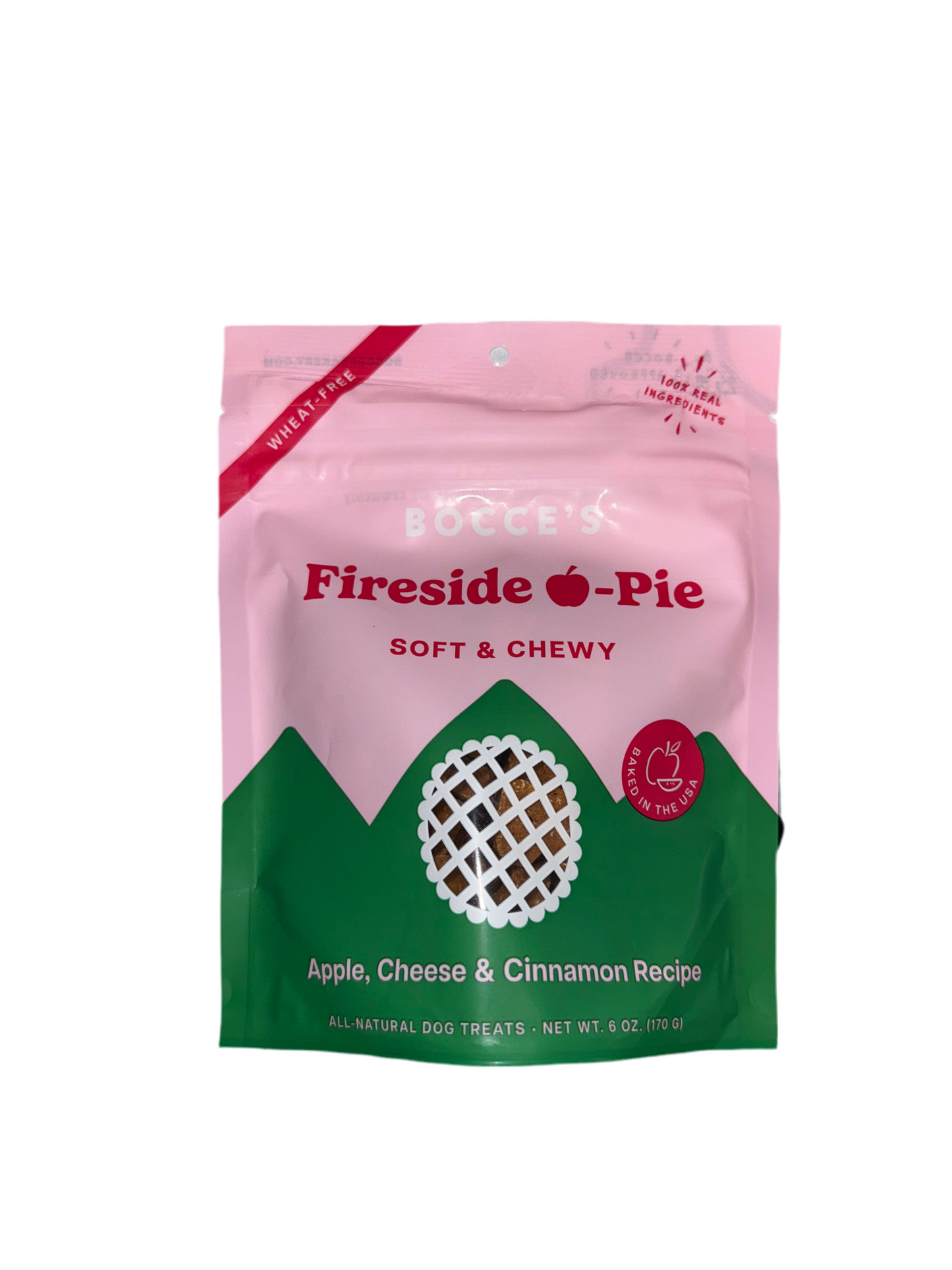 Bocce’s Fireside Apple Pie Soft & Chewy Dog Treats