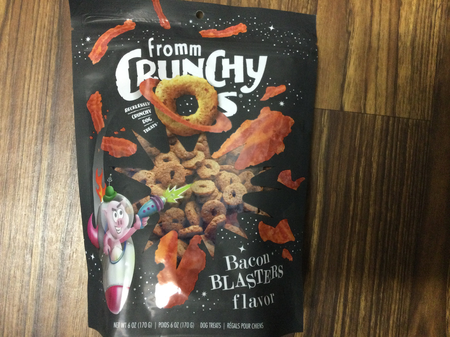 Fromm Crunchy O's- Bacon Blasters Dog Treats