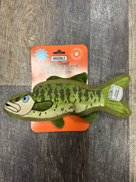 “Dumb Bass” Fish Dog Toy