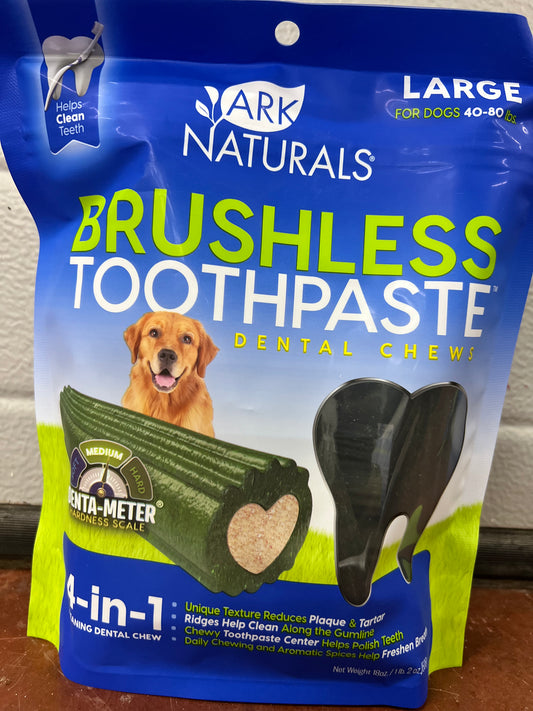 Ark Naturals Brushless Toothpaste Dental Chews (S-L)