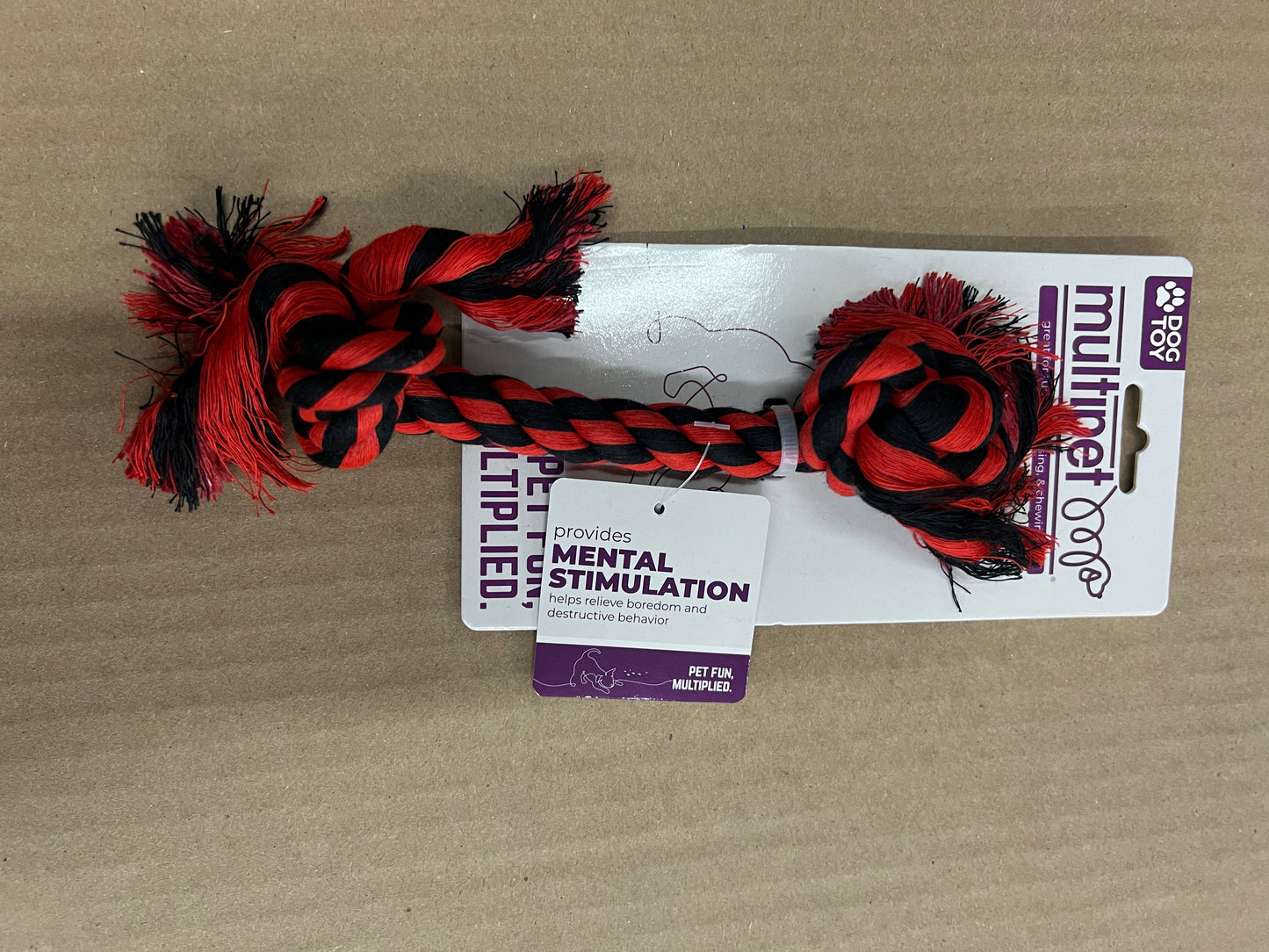Multipet Dog Toy Rope- multiple sizes