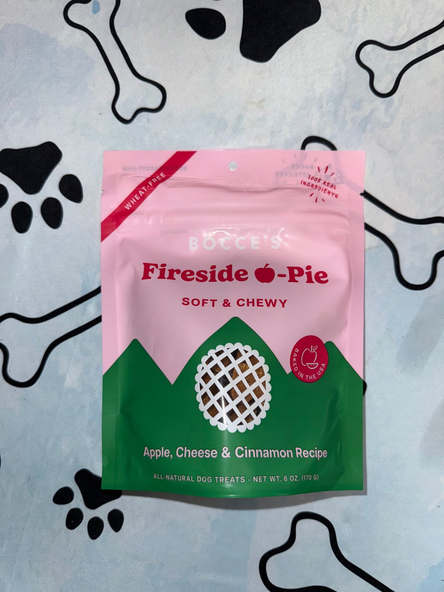 Bocce’s Fireside Apple Pie Soft & Chewy Dog Treats
