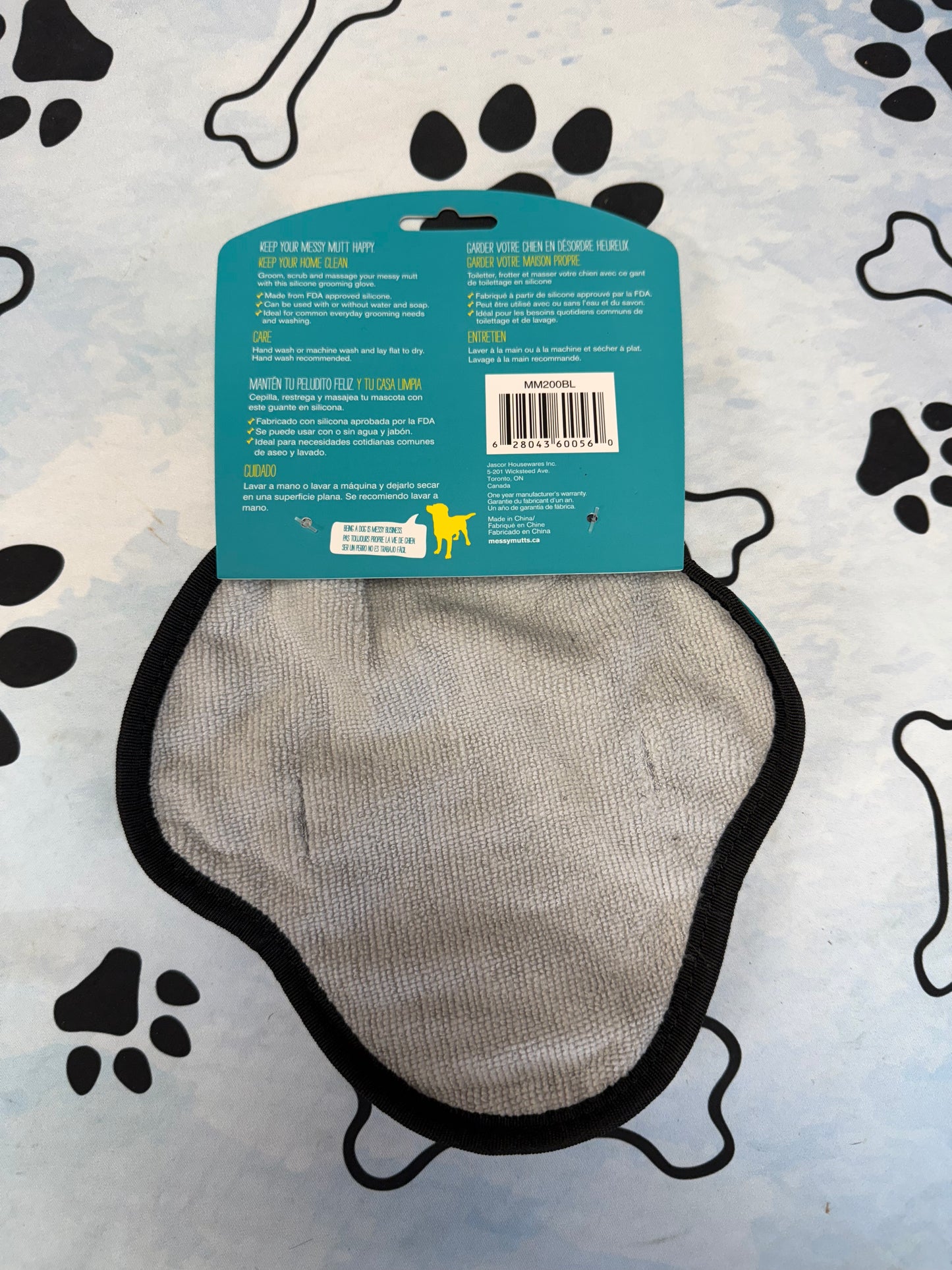 Messy Mutts Silicone Grooming Glove