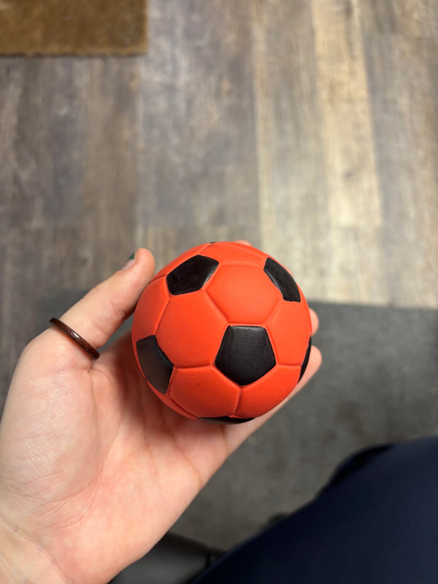 Squeaky Rubber Ball