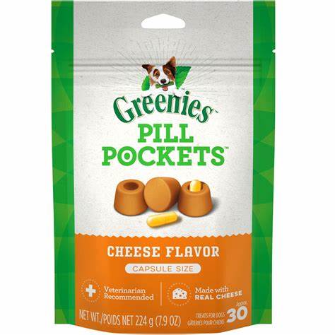 Greenies Pill Pockets- Cheese 30 Pockets