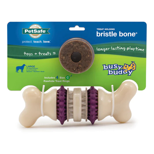 Pet Safe - Treat Holding Bristle Bone