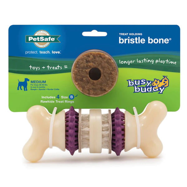 Pet Safe - Treat Holding Bristle Bone