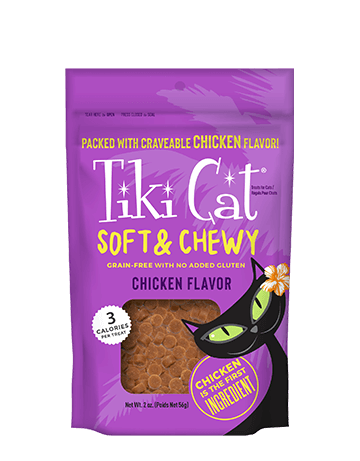 Tiki Cat Grain-Free Soft and Chewy Cat Treats 2oz Bag