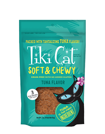 Tiki Cat Grain-Free Soft and Chewy Cat Treats 2oz Bag