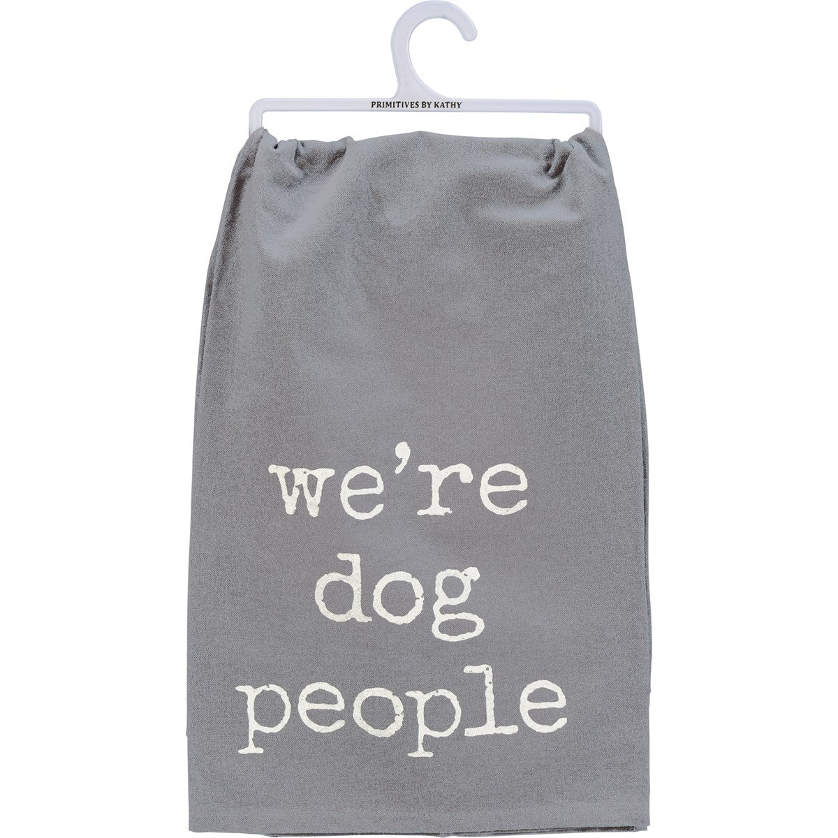 Primitives by Kathy- We're Dog People dish towel