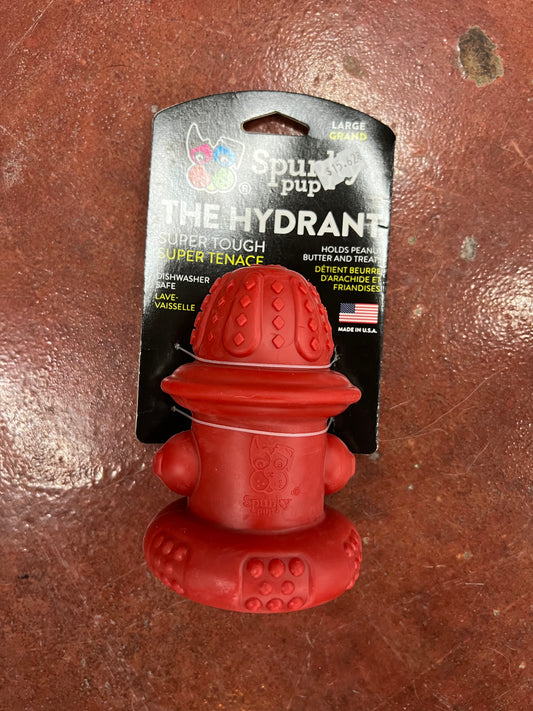 Spunky Pup- Fire Hydrant Rubber Toy