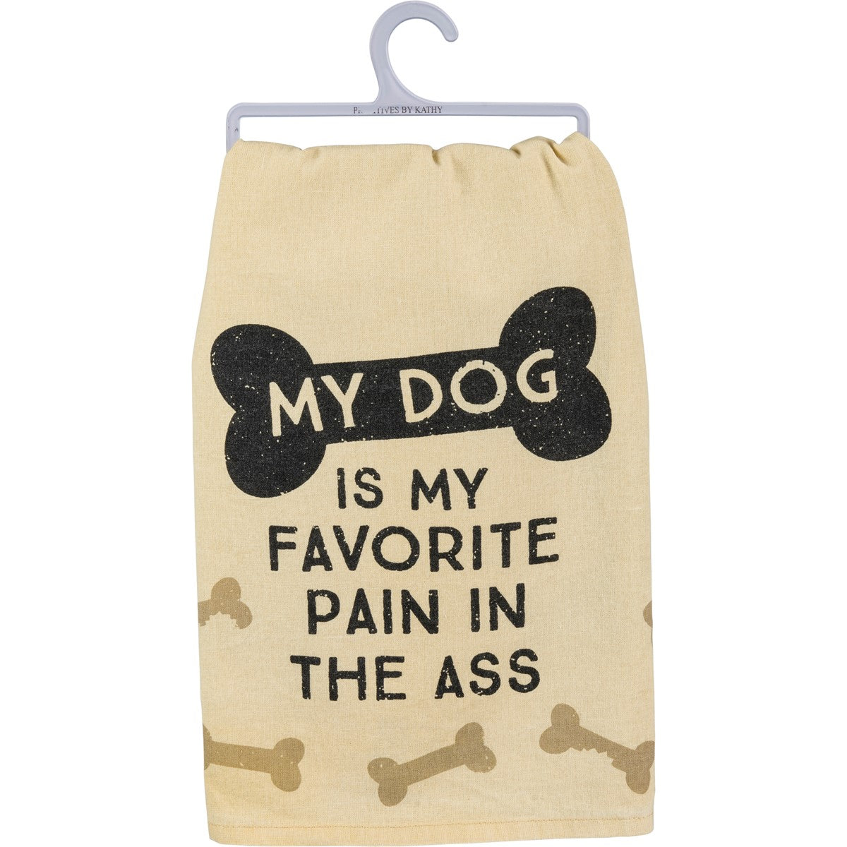 Primitives by Kathy- My Dog Is... dish towel