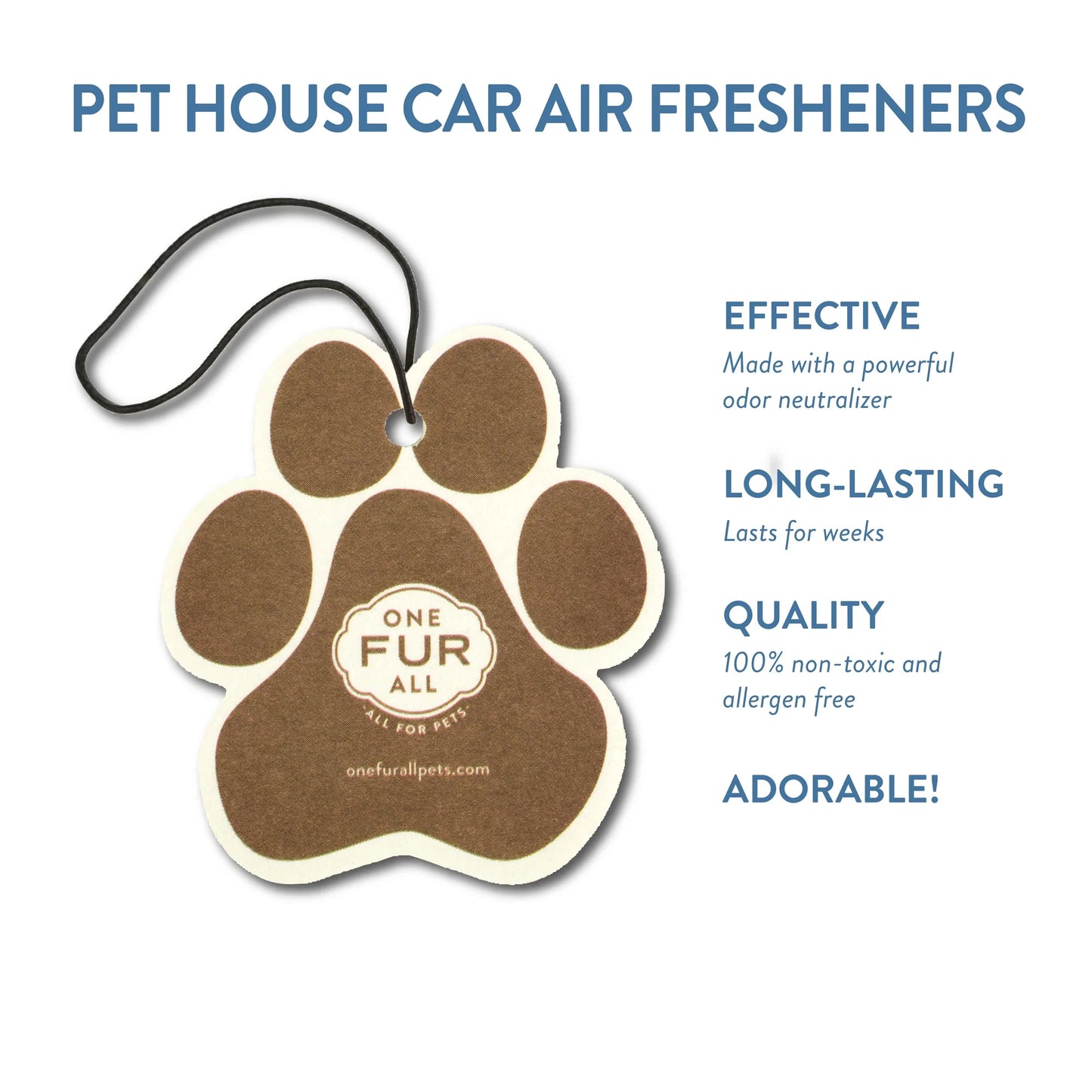 One FUR All Car Air Freshener