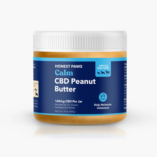 Honest Paws CBD Peanut Butter Jar (15oz)