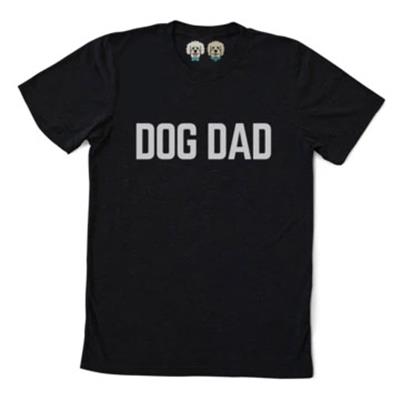 Dog Dad T-shirt, Black