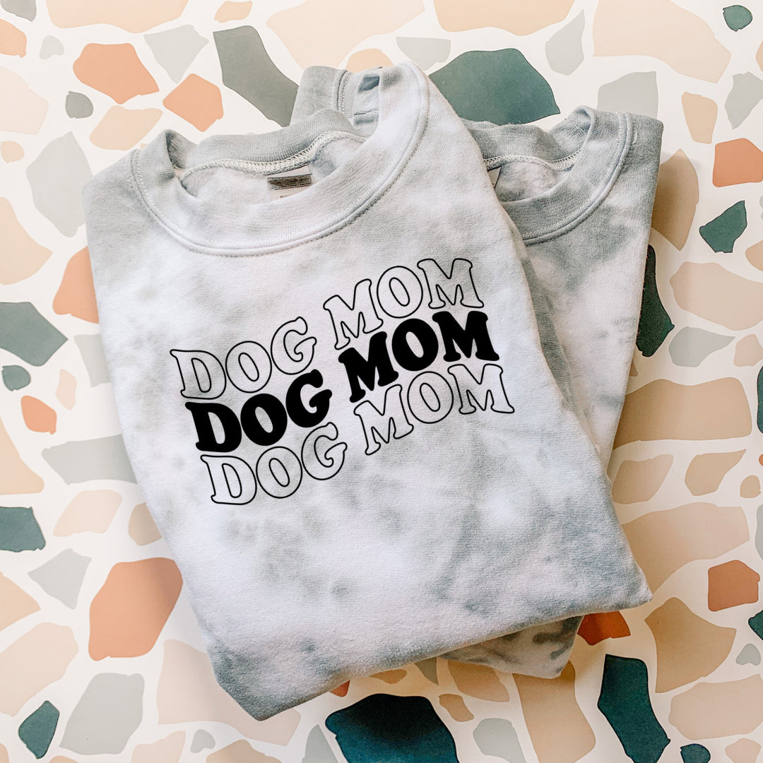 Dog Mom Tie Dye Crewneck