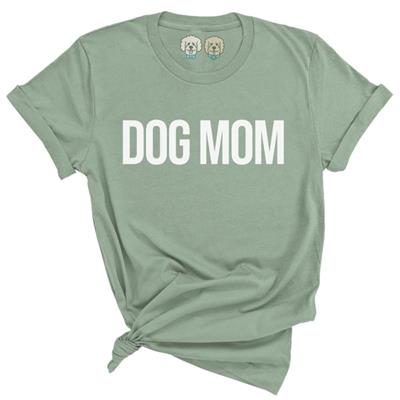 Green Dog Mom T-shirt