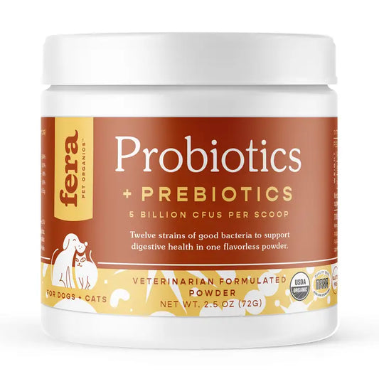 Fera Pet Probiotics- Organic Pet Supplements