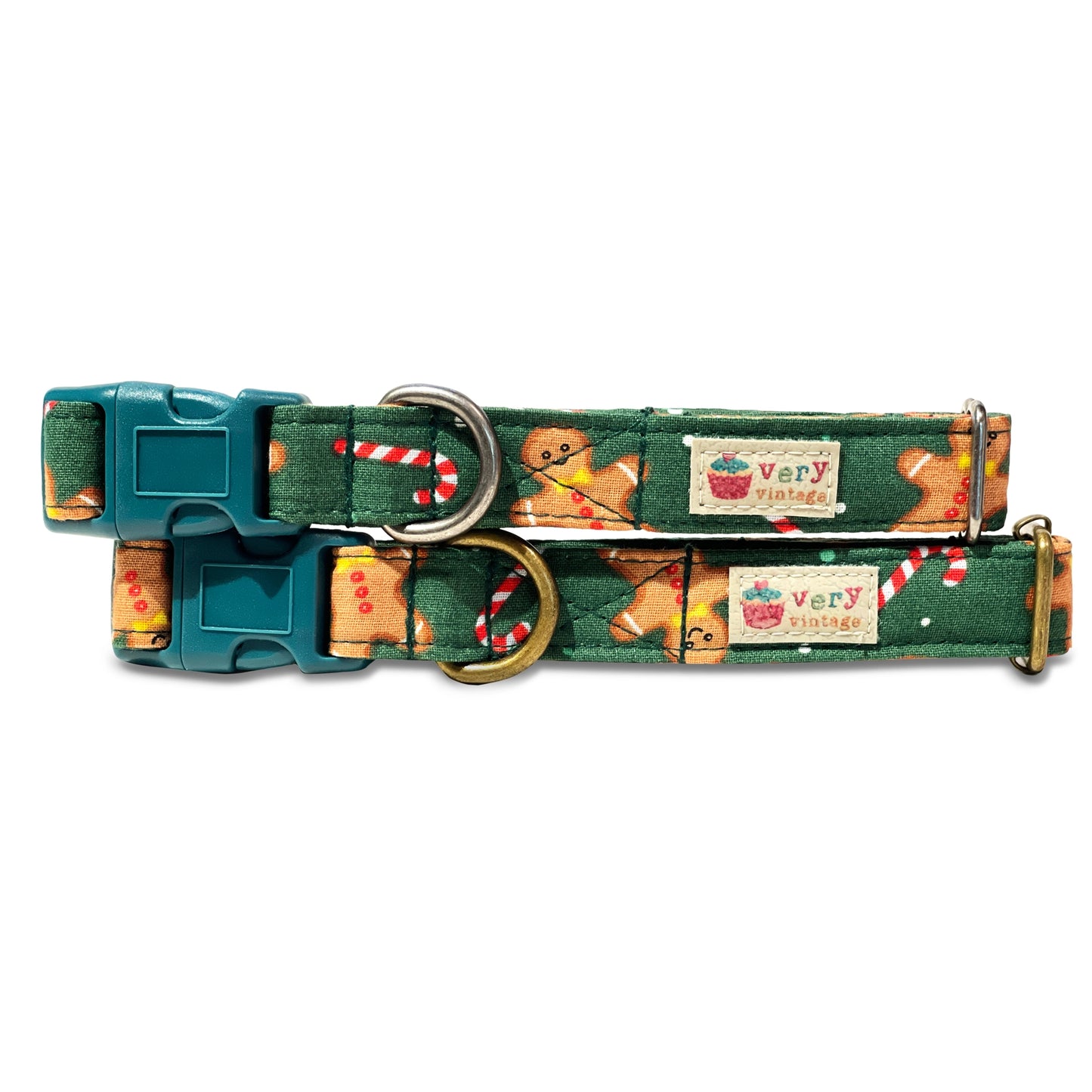 Very Vintage Holiday Dog Collar