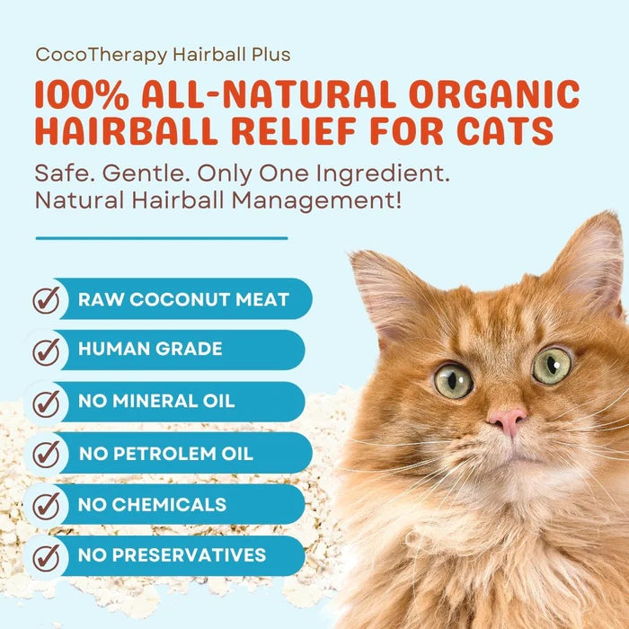 Coco Therapy- Hairball Plus Fiber for Cats