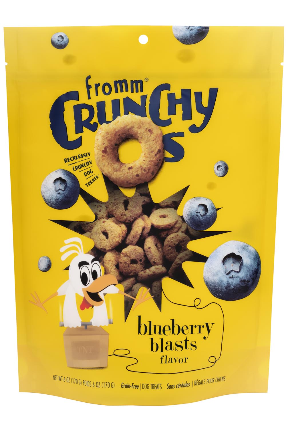 Fromm Crunchy O's-Blueberry Blasts Dog Treats