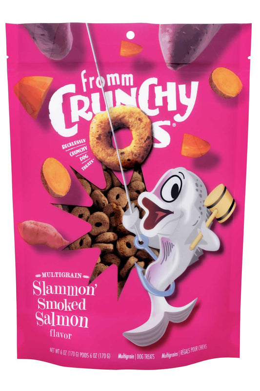 Fromm Crunchy O's-Slammon' Smoked Salmon Dog Treats