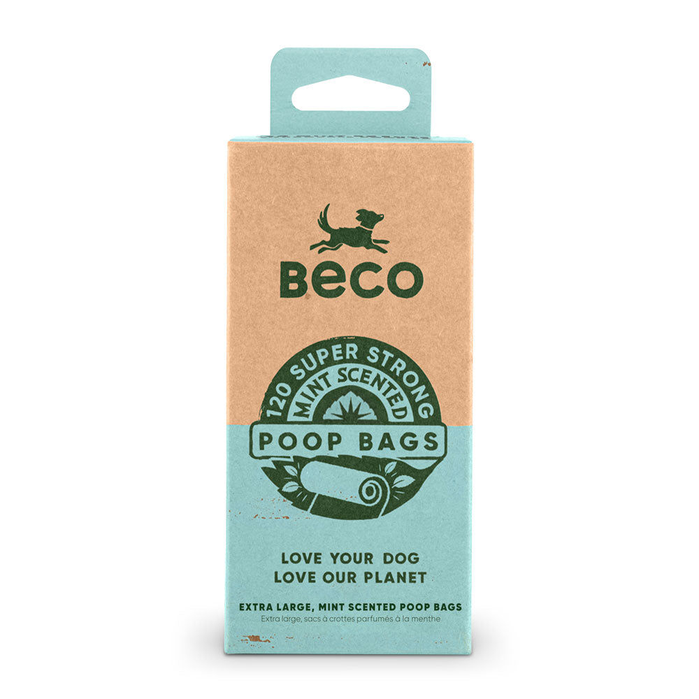 Beco- Extra Large Poop Bags Mint Scented