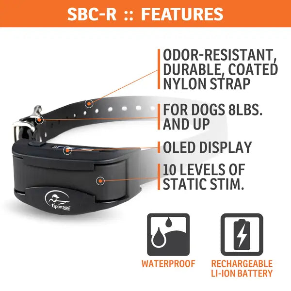 Sport Dog NoBark SBC-R Premium Bark Collar