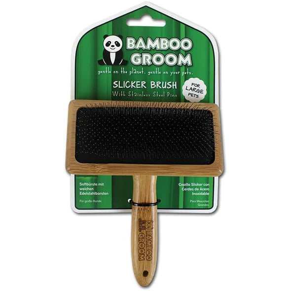 Bamboo Groom Soft Slicker Brush