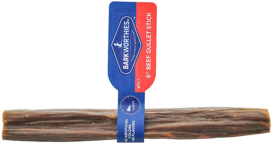 Barkworthies 6'' Beef Gullet Stick (light chew)