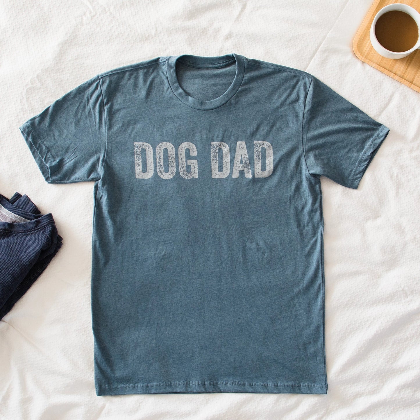 Navy Dog Dad T-shirt