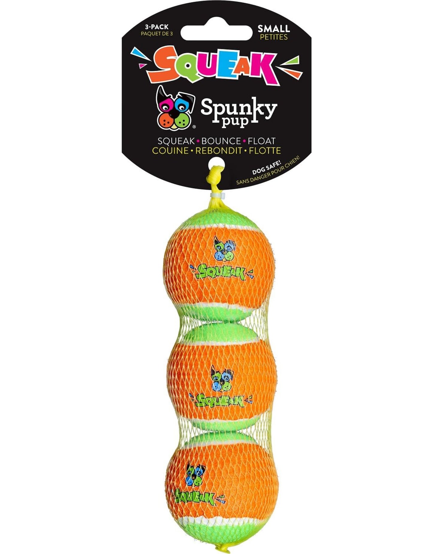 Spunky Pup- Squeaky Tennis Balls